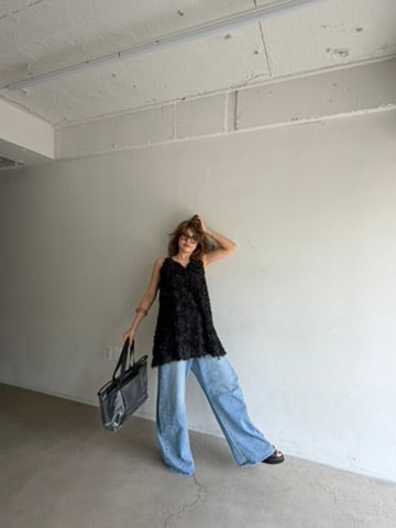 Petal Lace Mini Dress