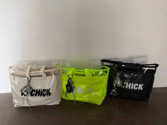 Mirror Charm Clear Bag