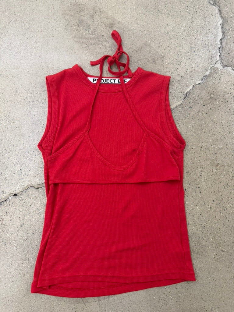 Halter Layer Stretch Top