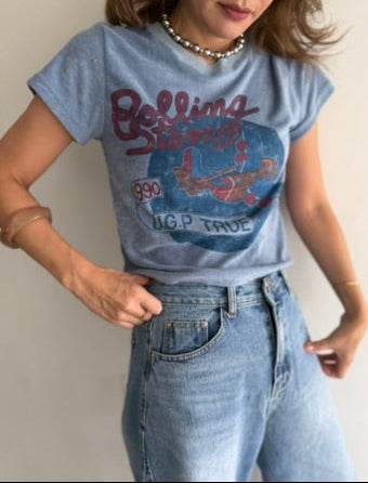 Vintage Print Towel Tee