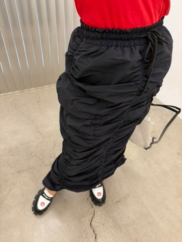 Crush Nylon Skirt