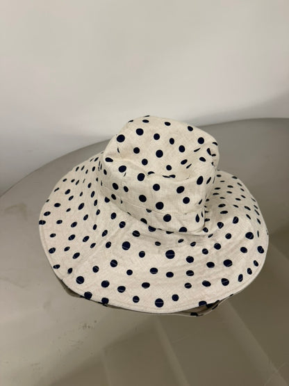 Dot Wide Brim Hat