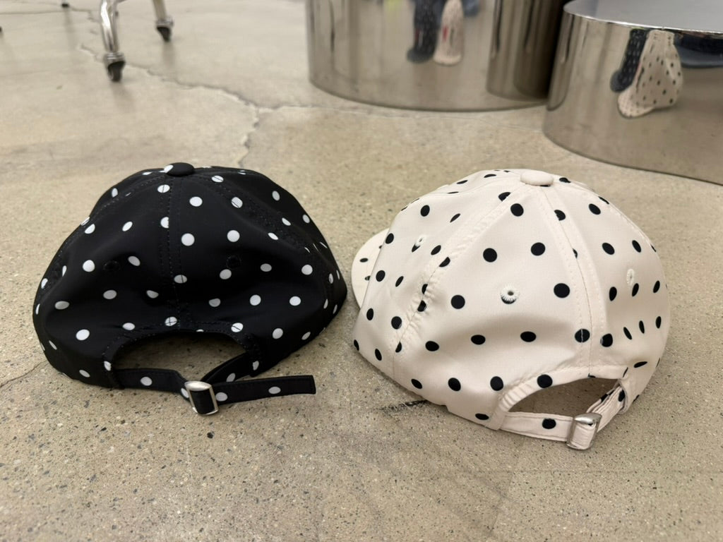 Heart Dot Satin Cap