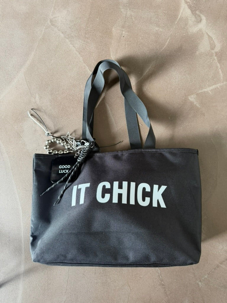 Mirror Charm Clear Bag