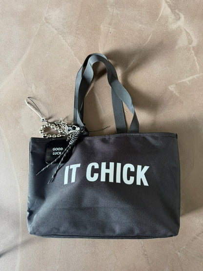 Mirror Charm Clear Bag