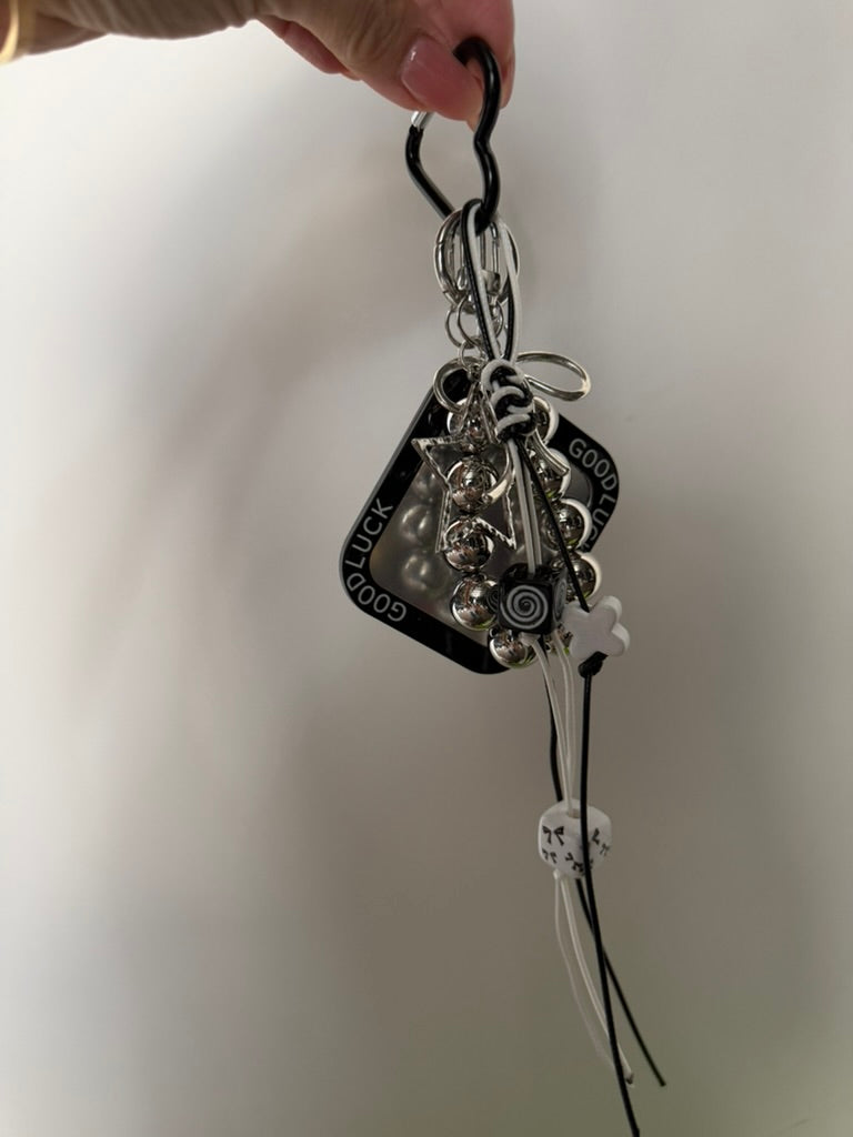 Mirror Charm Clear Bag