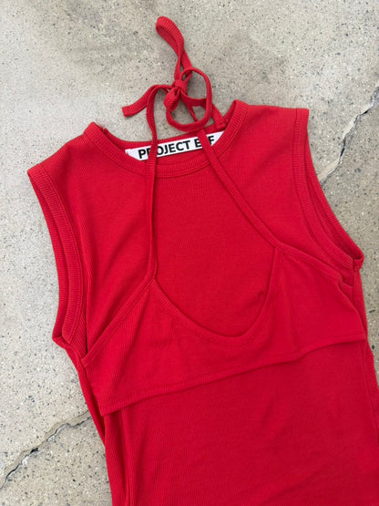 Halter Layer Stretch Top