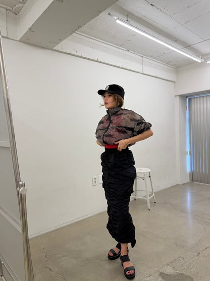 Crush Nylon Skirt