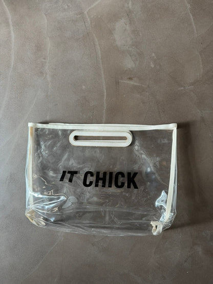 Mirror Charm Clear Bag