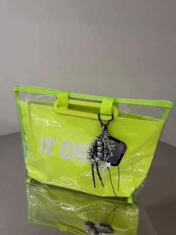 Mirror Charm Clear Bag