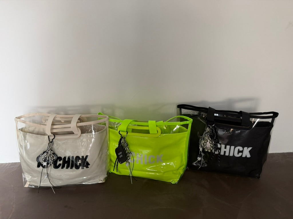 Mirror Charm Clear Bag