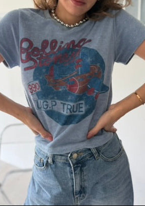 Vintage Print Towel Tee