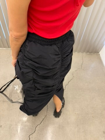 Crush Nylon Skirt