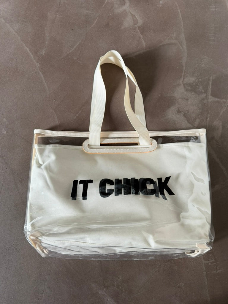 Mirror Charm Clear Bag