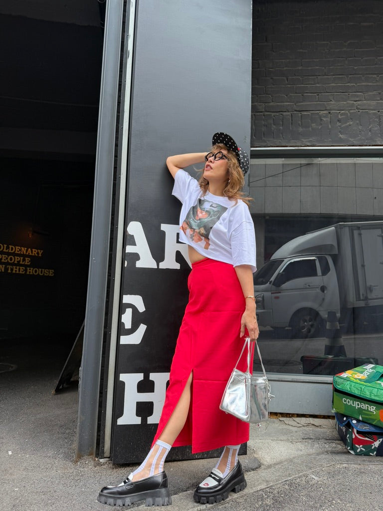 Daily Slit Tight Skirt