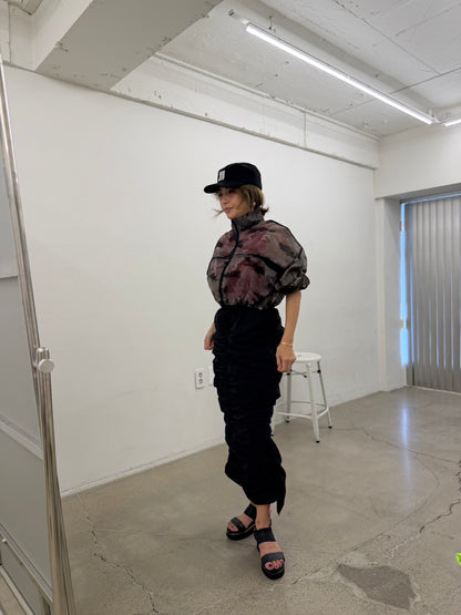 Crush Nylon Skirt
