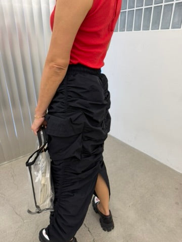 Crush Nylon Skirt