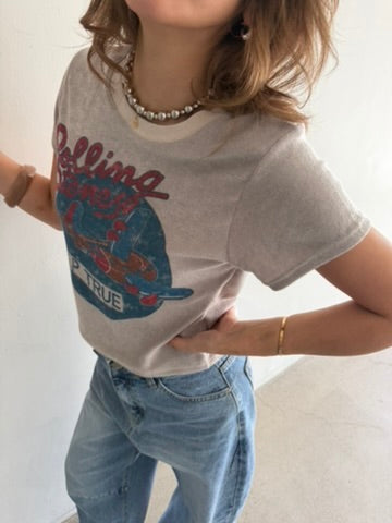 Vintage Print Towel Tee