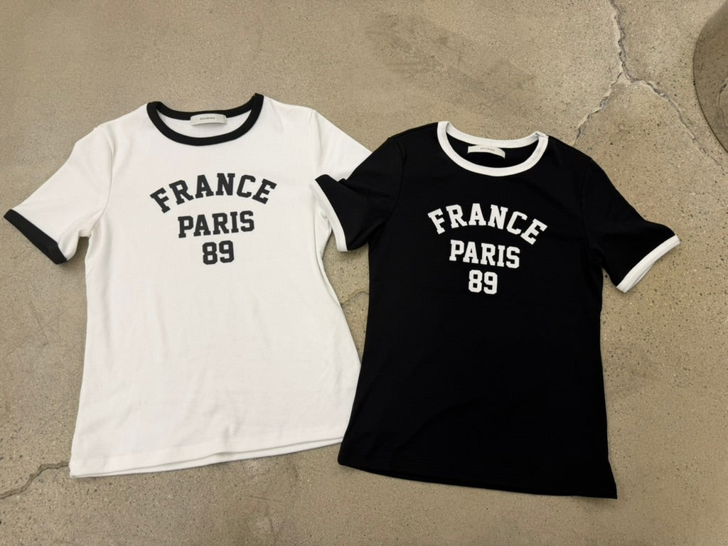 France Paris 89 Cotton Tee