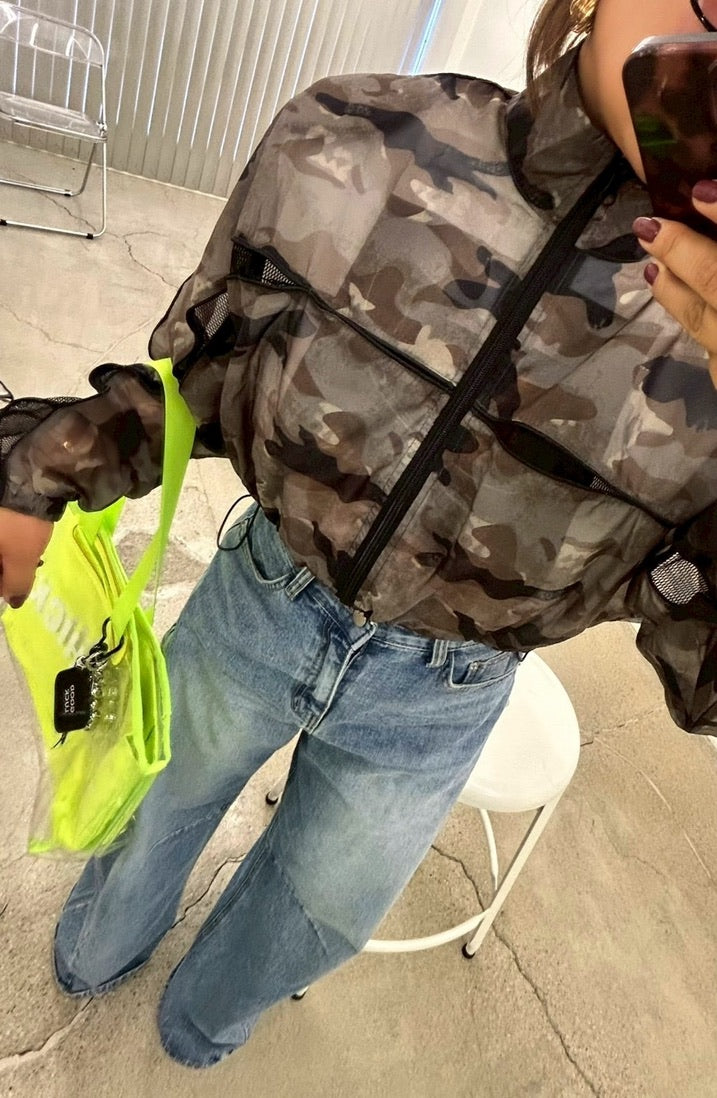Sheer Camo Jacket