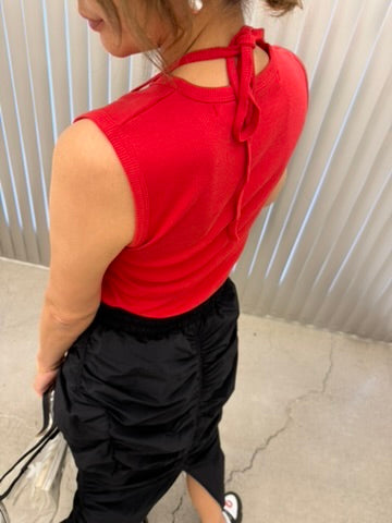 Halter Layer Stretch Top