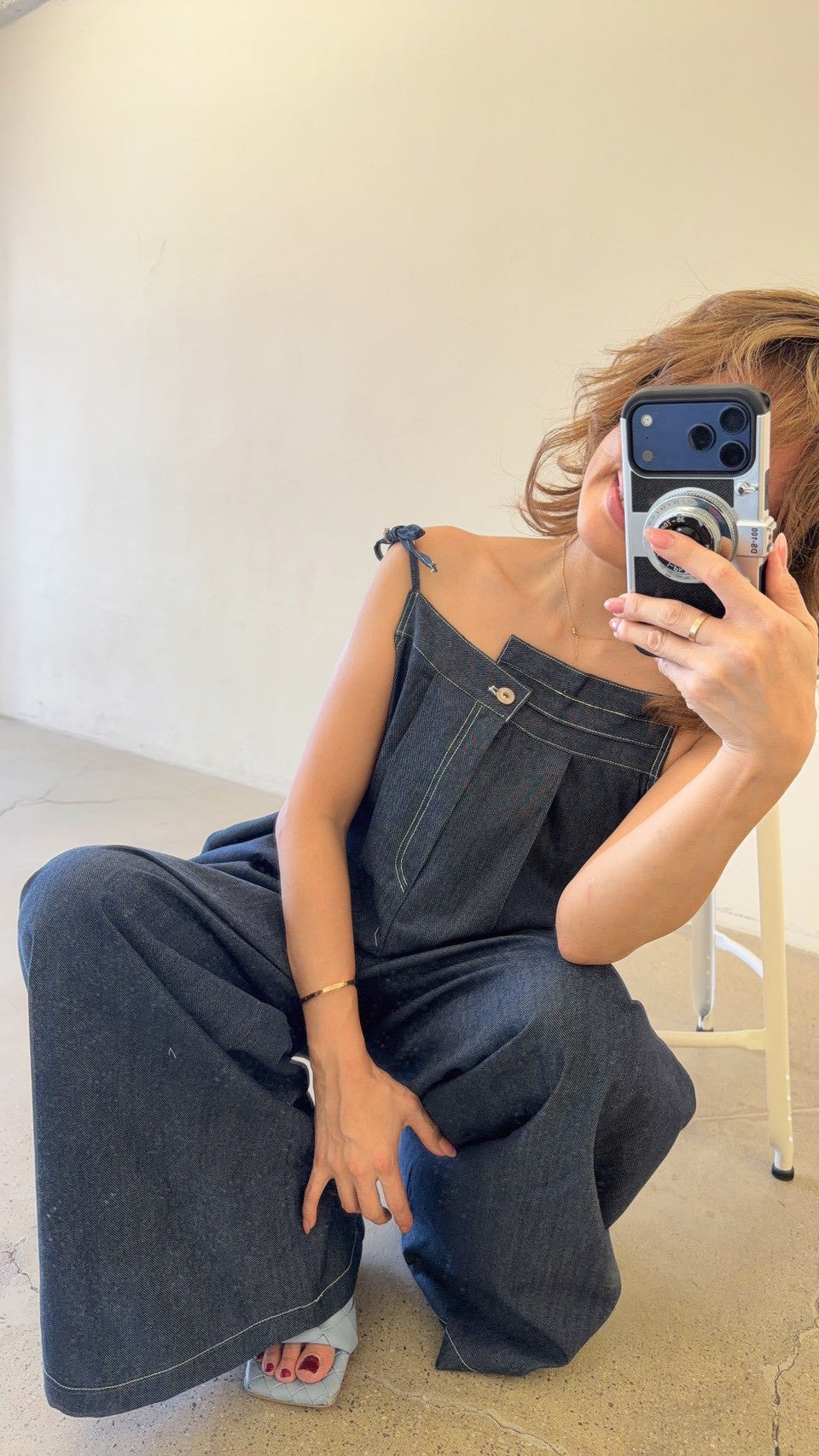 Light Denim 2Way Jumpsuit