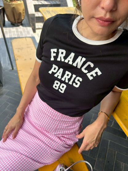 France Paris 89 Cotton Tee