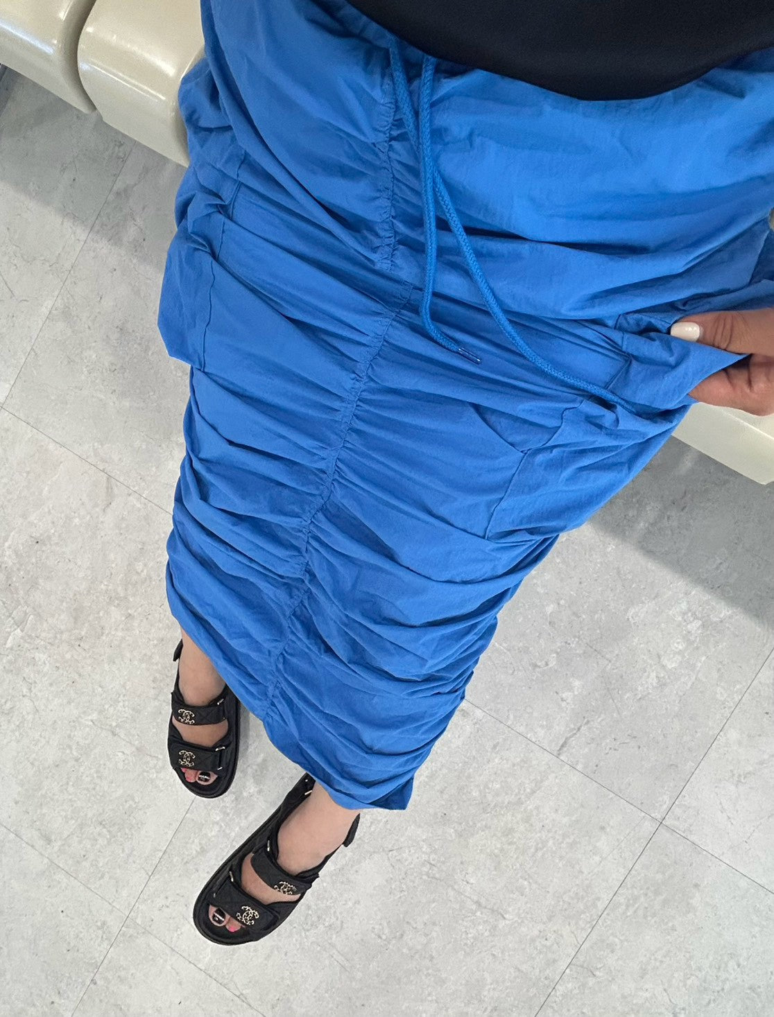 Crush Nylon Skirt