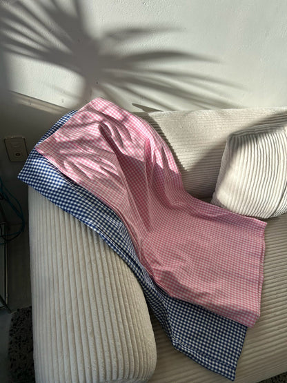 Pastel Check Tight Skirt