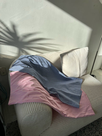 Pastel Check Tight Skirt