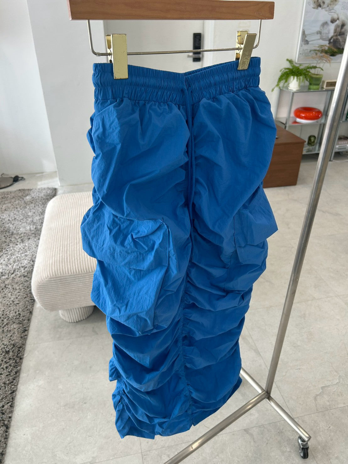 Crush Nylon Skirt