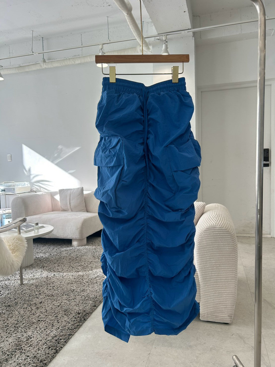 Crush Nylon Skirt